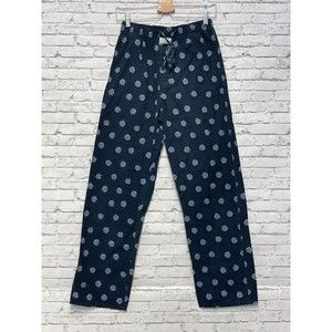 Lucky Brand Blue Four Leaf Clover Drawstring Pajama Pants Men's Size Small